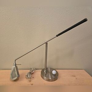 Holmes Golf Club Tabletop Lamp Adustable Sports Game Room Den Office Light